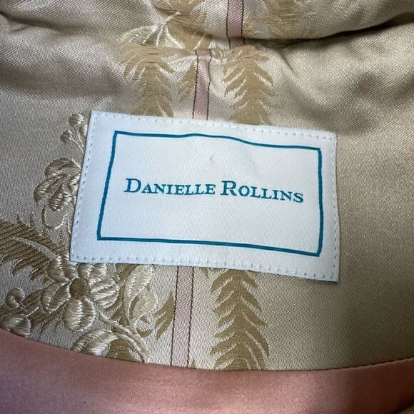 Danielle Rollins Women’s Size XS 100% Silk Bell Sleeve Blouse Top Zip Snap $850 - Picture 6 of 10